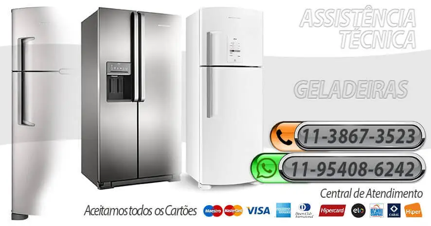 Assistência técnica geladeira Assistência geladeira Brastemp