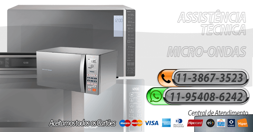 Assistência técnica Microondas Brastemp