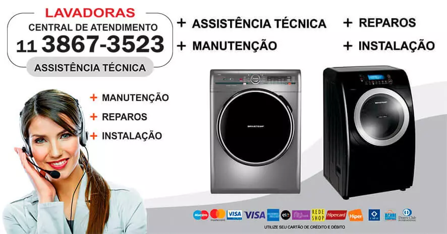 Reparos Lava e Seca Brastemp