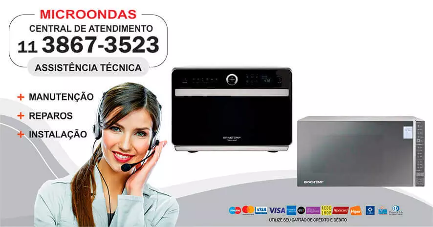 Instalação Microondas Brastemp